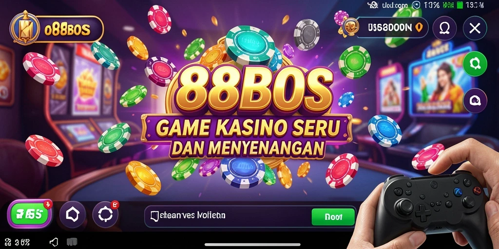 Tangkapan layar utama 88BOS menampilkan gameplay yang seru di kasino.