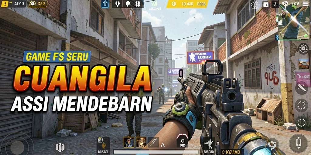 Tampilan gameplay intens dari CUANGILA yang menegangkan.