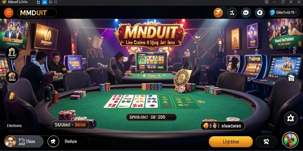 Tampilan gameplay langsung yang mendebarkan dari MNDUIT.