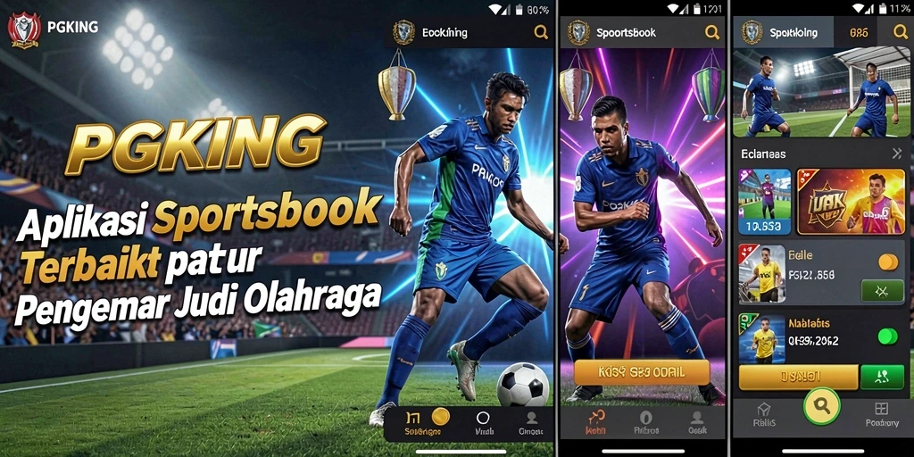 Tampilan gameplay PGKING dengan taruhan olahraga yang mendebarkan.
