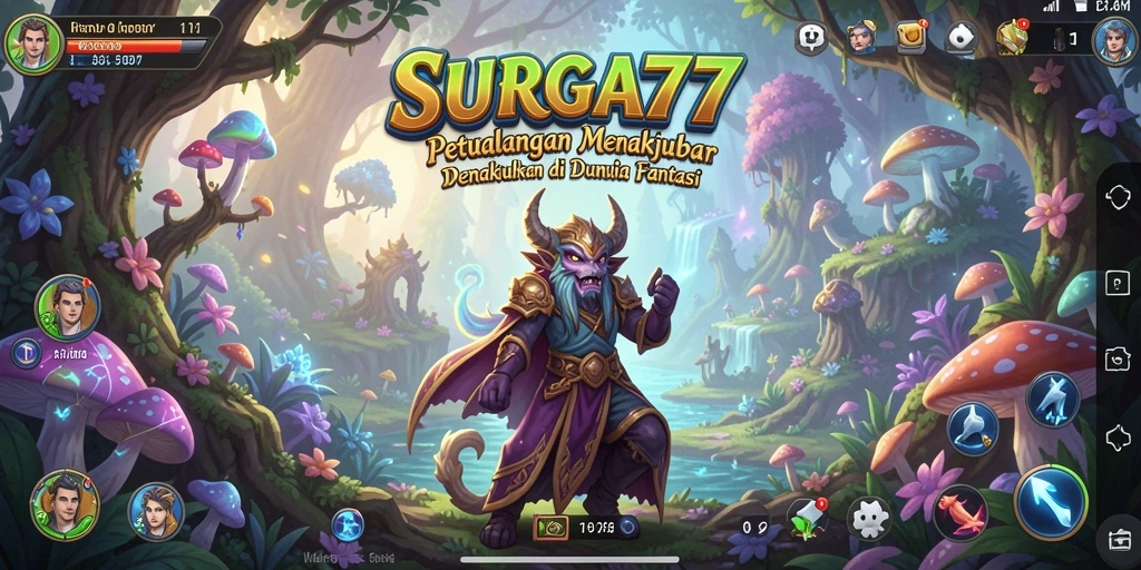 Tampilan gameplay SURGA77 yang mendebarkan dan menawan.