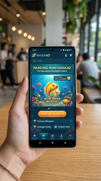 Menu kategori aplikasi yang terorganisir dengan baik di nasa4d.